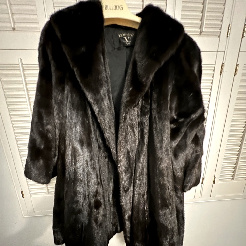 Valentino Fur Mink Coat